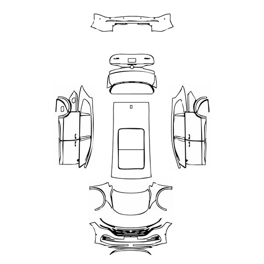 Pre-Cut PPF Volkswagen Viloran Base 2024 - PPF-Kits