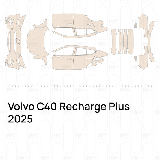 PPF prédécoupé Volvo C40 Recharge Plus 2025