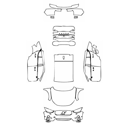 Pre-Cut PPF Volvo C40 Recharge Ultimate 2024 - PPF-Kits