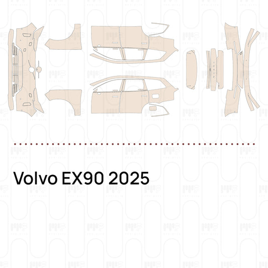 PPF prédécoupé Volvo EX90 2025