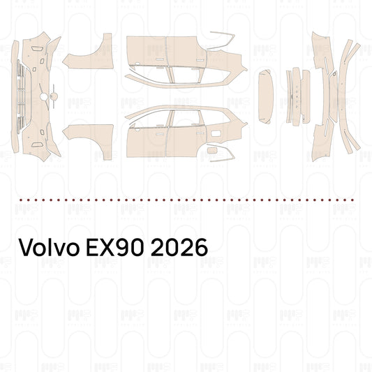 PPF prédécoupé Volvo EX90 2026