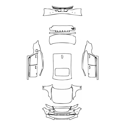Pre-Cut PPF Volvo S90 Standard Wheelbase Inscription 2024 - PPF-Kits