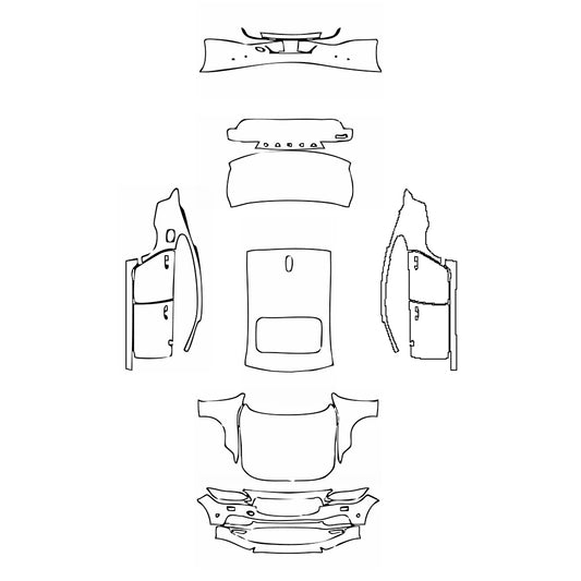 Pre-Cut PPF Volvo S90 Standard Wheelbase Momentum 2017 - PPF-Kits