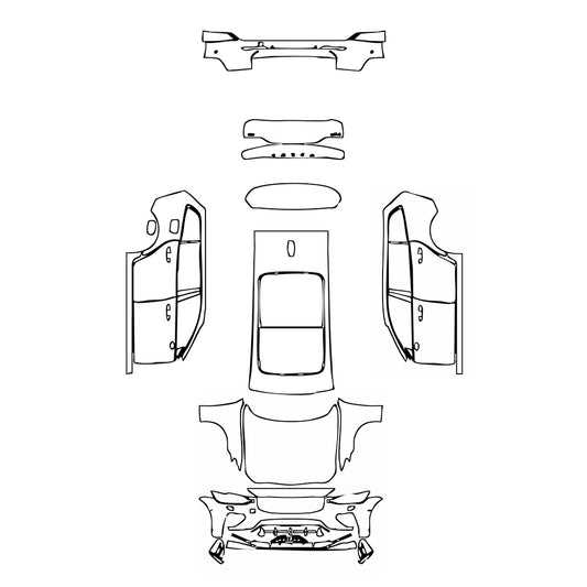 Pre-Cut PPF Volvo V60 R-Design 2025 - PPF-Kits
