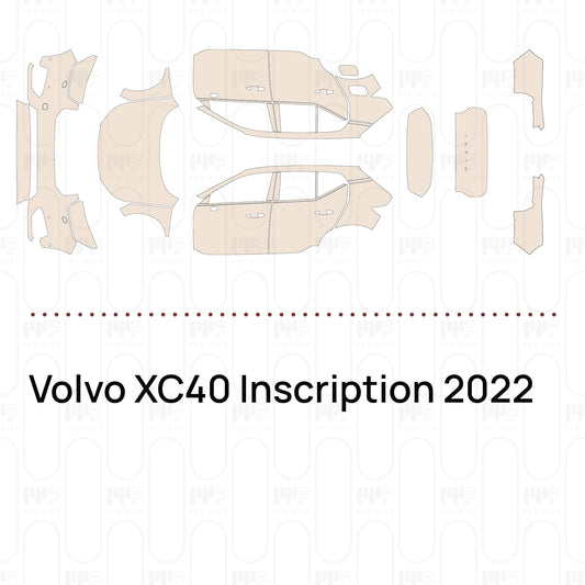 PPF prédécoupé Volvo XC40 Inscription 2022