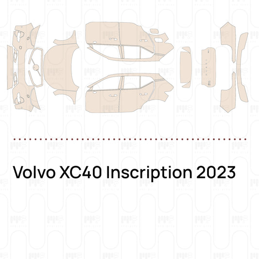 PPF prédécoupé Volvo XC40 Inscription 2023