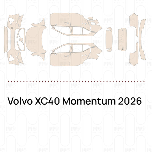 PPF prédécoupé Volvo XC40 Momentum 2026