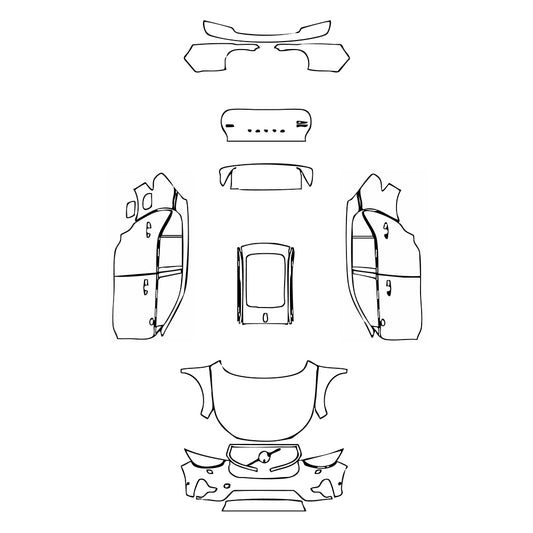 Pre-Cut PPF Volvo XC40 R-Design 2023 - PPF-Kits