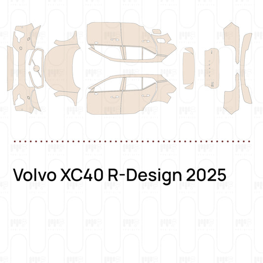 PPF prédécoupé Volvo XC40 R-Design 2025