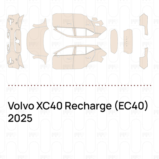PPF prédécoupé Volvo XC40 Recharge (EC40) 2025