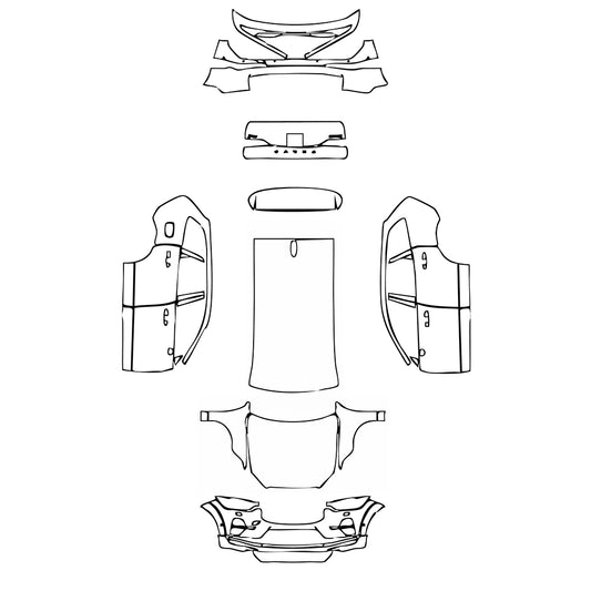 Pre-Cut PPF Volvo XC60 Momentum 2023 - PPF-Kits