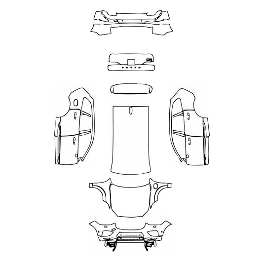 Pre-Cut PPF Volvo XC60 Recharge Inscription 2019 - PPF-Kits