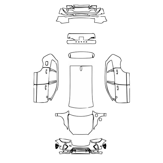 Pre-Cut PPF Volvo XC60 Recharge R-Design 2025 - PPF-Kits
