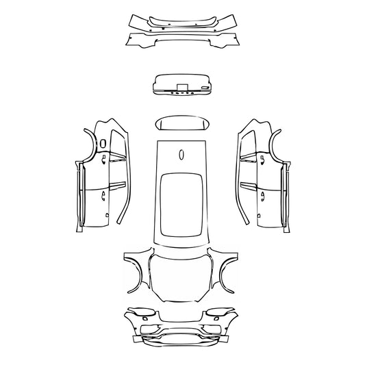 Pre-Cut PPF Volvo XC90 Inscription 2023 - PPF-Kits
