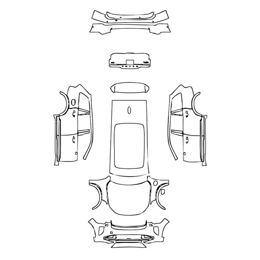 Pre-Cut PPF Volvo XC90 Recharge 2025 - PPF-Kits