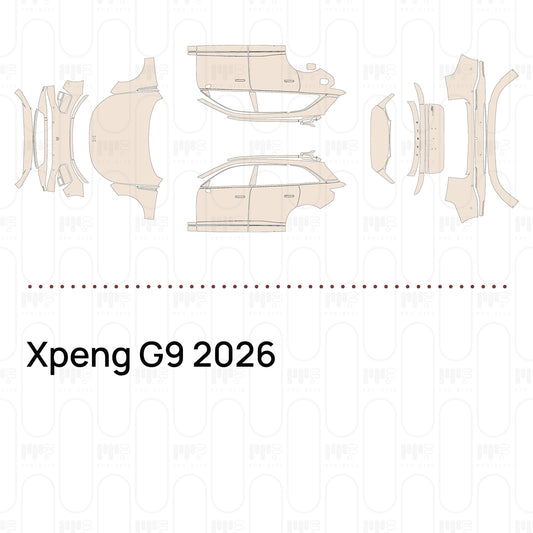 PPF prédécoupé Xpeng G9 2026