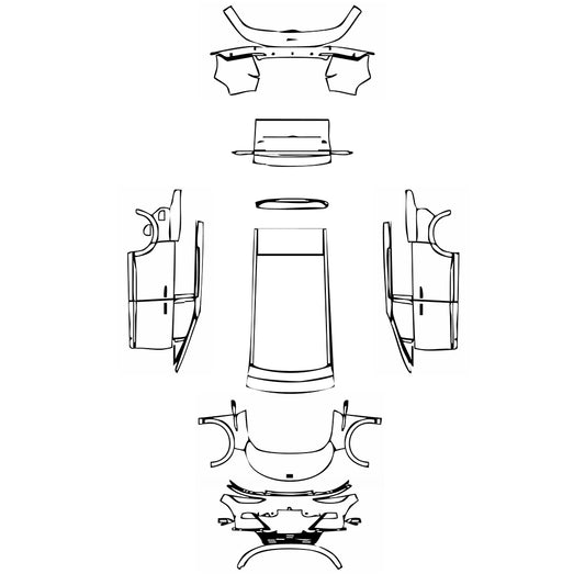 Pre-Cut PPF Xpeng X9 2025 - PPF-Kits