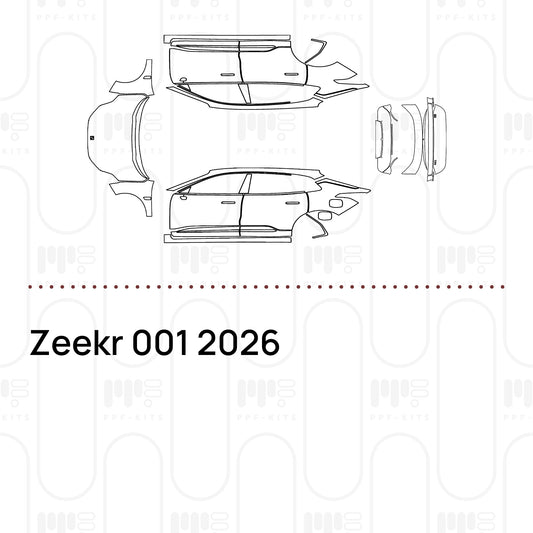 PPF prédécoupé Zeekr 001 2026