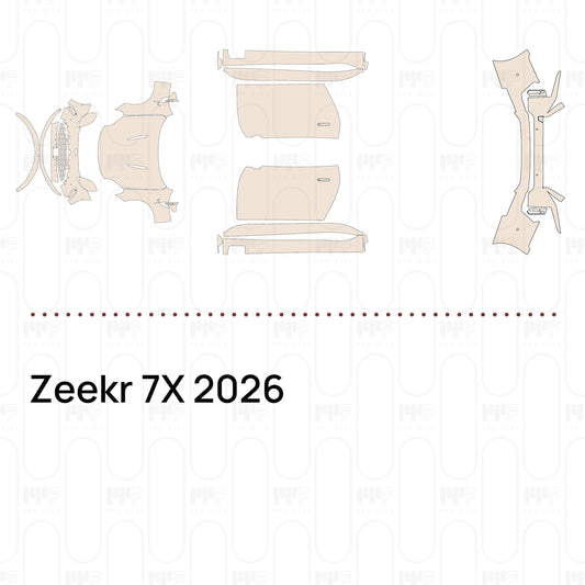 PPF prédécoupé Zeekr 7X 2026