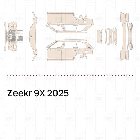 PPF prédécoupé Zeekr 9X 2025