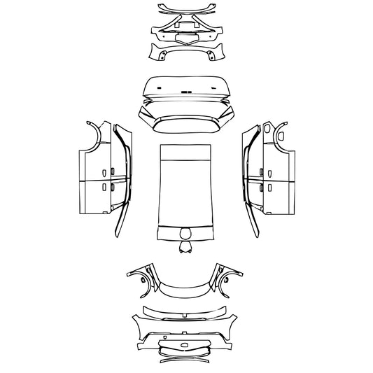 Pre-Cut PPF Zeekr MIX 2025 - PPF-Kits