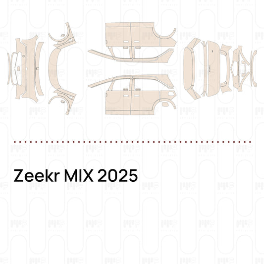 PPF prédécoupé Zeekr MIX 2025