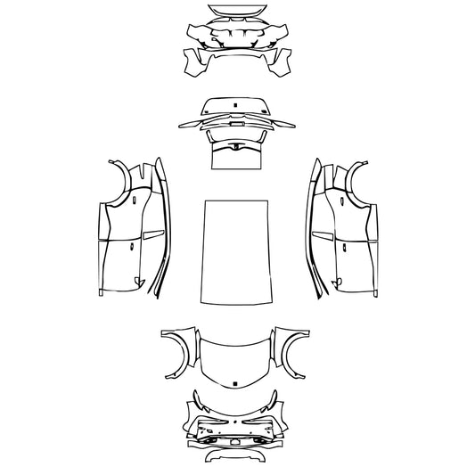 Pre-Cut PPF Zeekr X 2025 - PPF-Kits