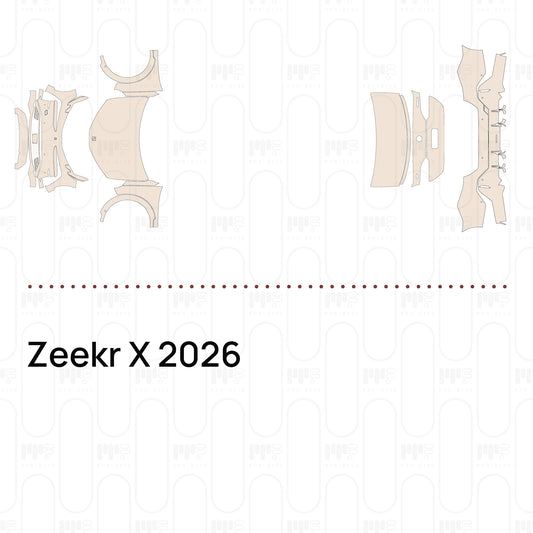 PPF prédécoupé Zeekr X 2026