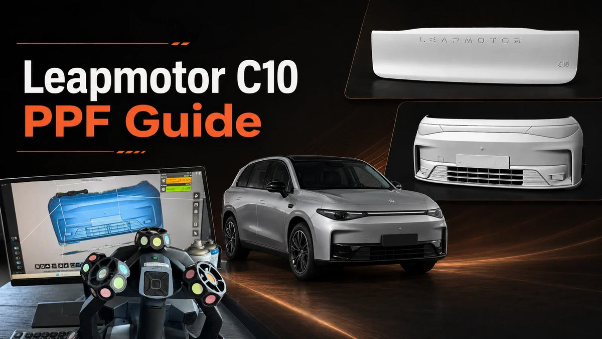 Leapmotor C10 PPF guide cover — pre-cut paint protection film for the Leapmotor C10