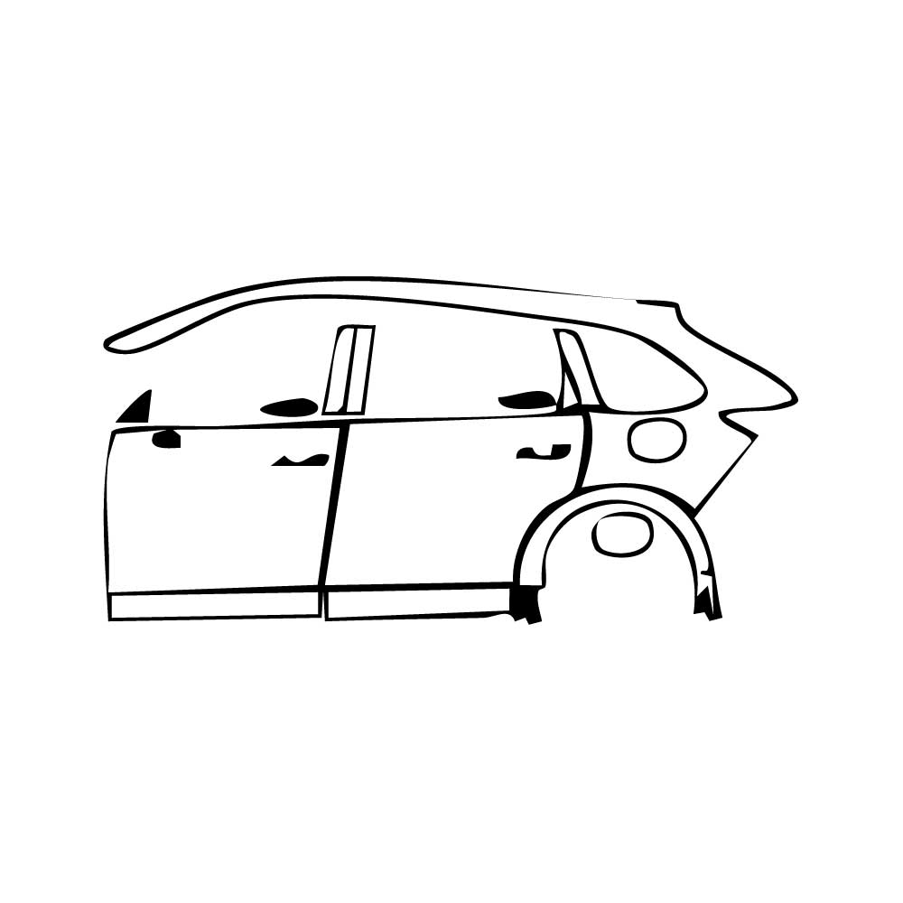 Pre-Cut PPF Mazda CX-80 (EU) Homura Plus 2024 - PPF-Kits