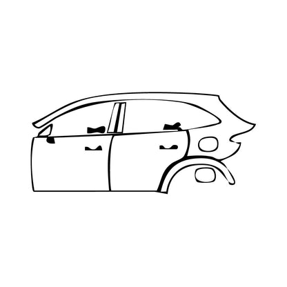 Pre-Cut PPF Mercedes-Benz GLC SUV Standard Wheelbase (GLC) AMG Line 2024 - PPF-Kits