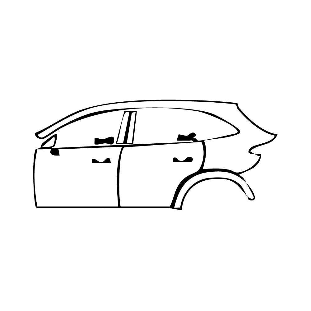 Pre-Cut PPF Mercedes-Benz GLC SUV AMG GLC43 2024 - PPF-Kits