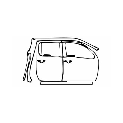 Pre-Cut PPF Nissan Frontier Crew Cab Pro-X 2024 - PPF-Kits