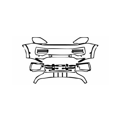 Pre-Cut PPF Porsche Cayenne Turbo E-Hybrid 2024 - PPF-Kits