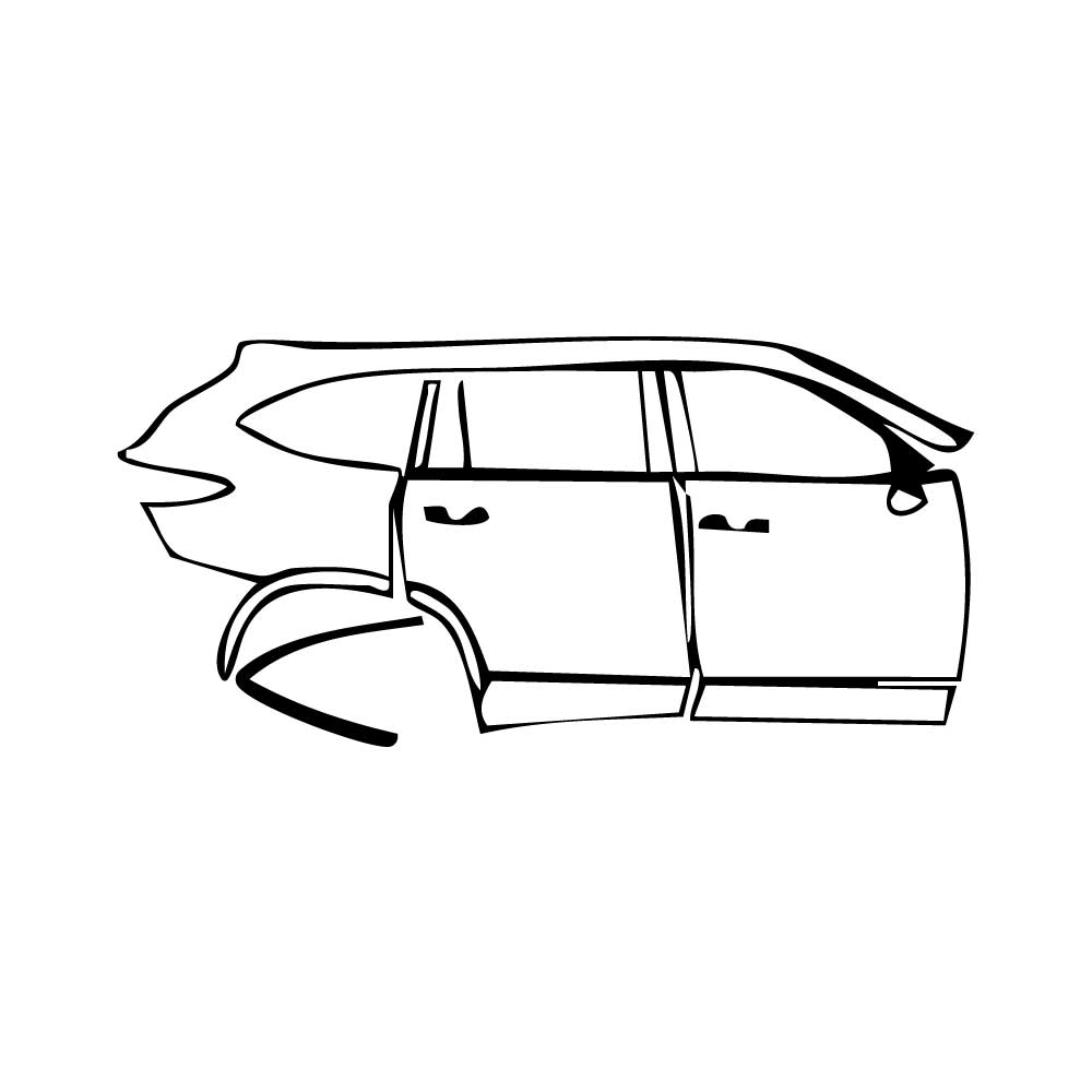 Pre-Cut PPF Toyota Highlander (US) XLE 2025 - PPF-Kits