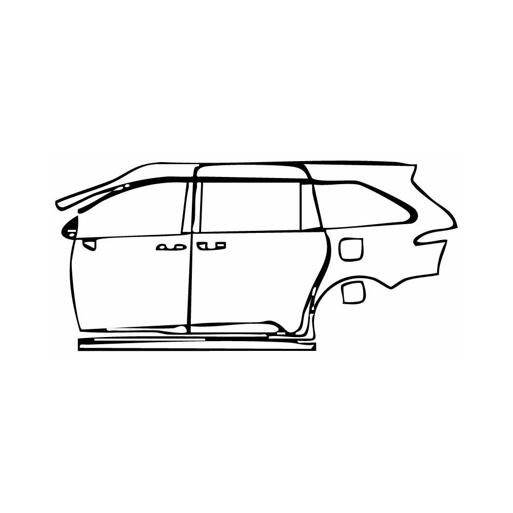 Pre-Cut PPF Toyota Sienna XLE 2025 - PPF-Kits
