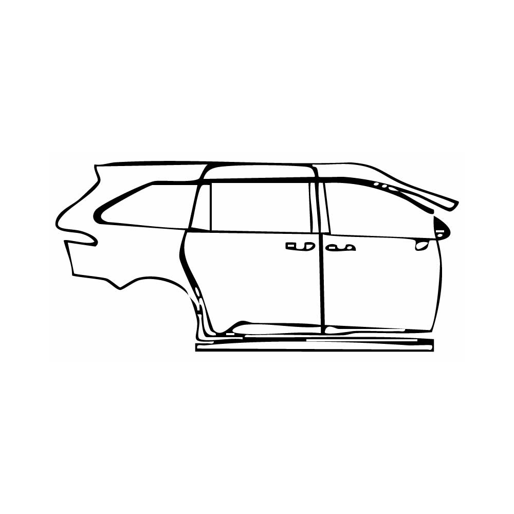 Pre-Cut PPF Toyota Sienna XLE 2025 - PPF-Kits