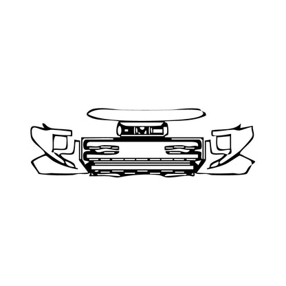 Pre-Cut PPF GMC Sierra 1500 Crew Cab AT4X 2024 - PPF-Kits