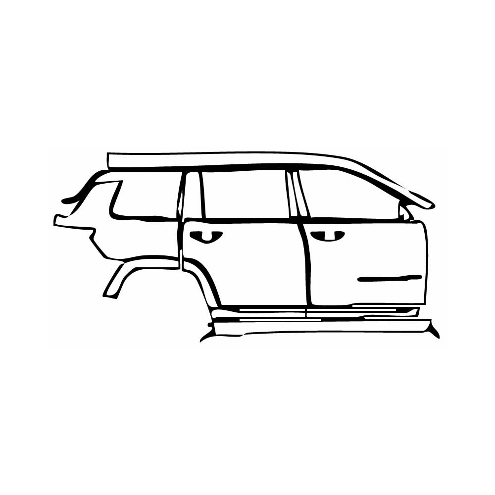 Pre-Cut PPF JEEP Grand Cherokee Grand Cherokee L (3-row) Summit Reserve 2024 - PPF-Kits