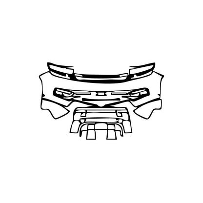 Pre-Cut PPF JEEP Grand Wagoneer Standard Wheelbase Series III Obsidian 2024 - PPF-Kits