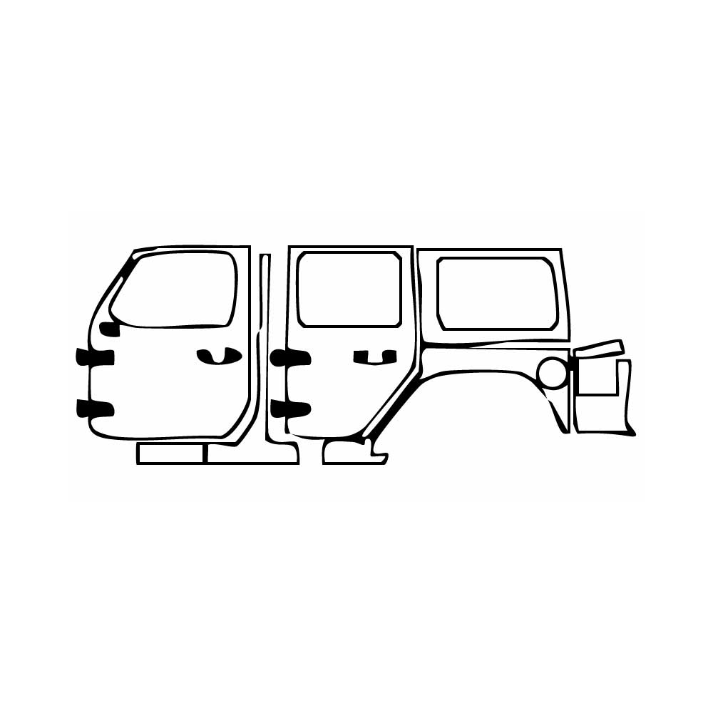 Pre-Cut PPF JEEP Wrangler 4 Door Rubicon 392 2024 - PPF-Kits