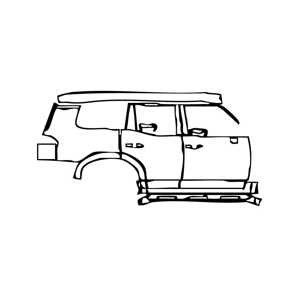 Pre-Cut PPF Lexus GX (US) Premium+ 2024 - PPF-Kits