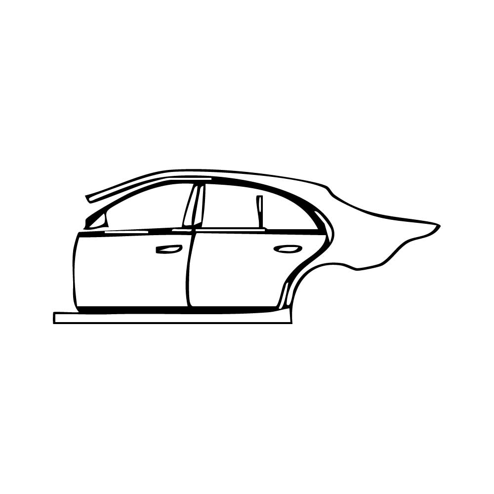 Pre-Cut PPF Mercedes-Benz S Class Sedan Base Extended Wheelbase 2024 - PPF-Kits