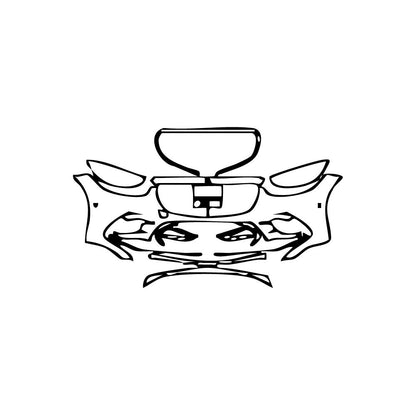 Pre-Cut PPF Mercedes-Benz S Class Sedan AMG Line Extended Wheelbase 2024 - PPF-Kits