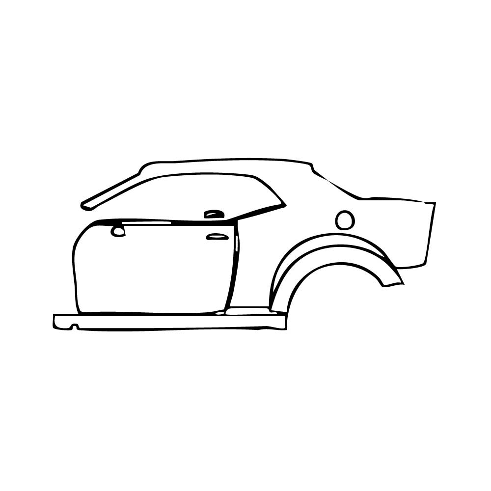 Pre-Cut PPF Dodge Challenger Widebody SRT HELLCAT REDEYE 2019 - PPF-Kits