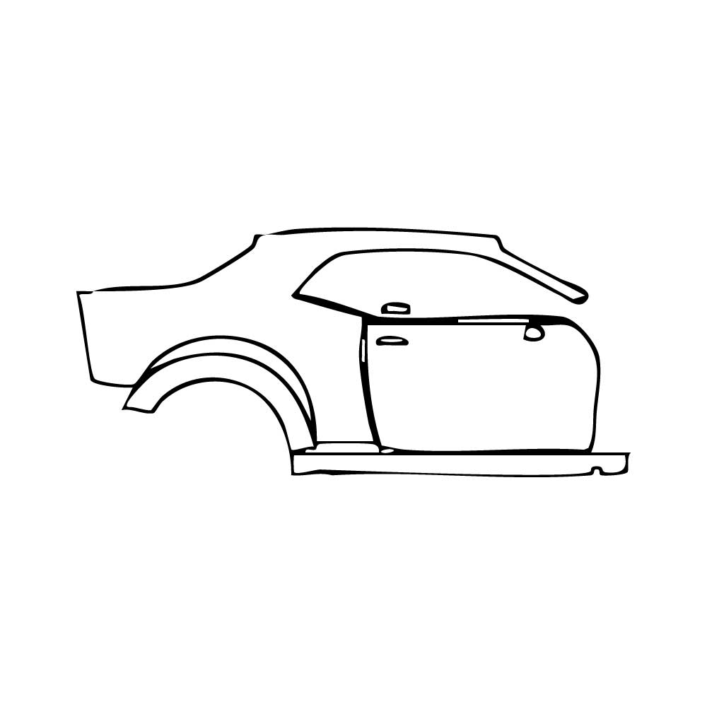 Pre-Cut PPF Dodge Challenger Widebody SRT HELLCAT REDEYE 2019 - PPF-Kits