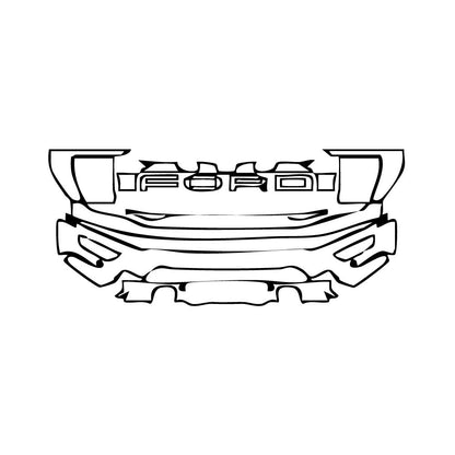 Pre-Cut PPF Ford F-150 Raptor SuperCrew 2022 - PPF-Kits