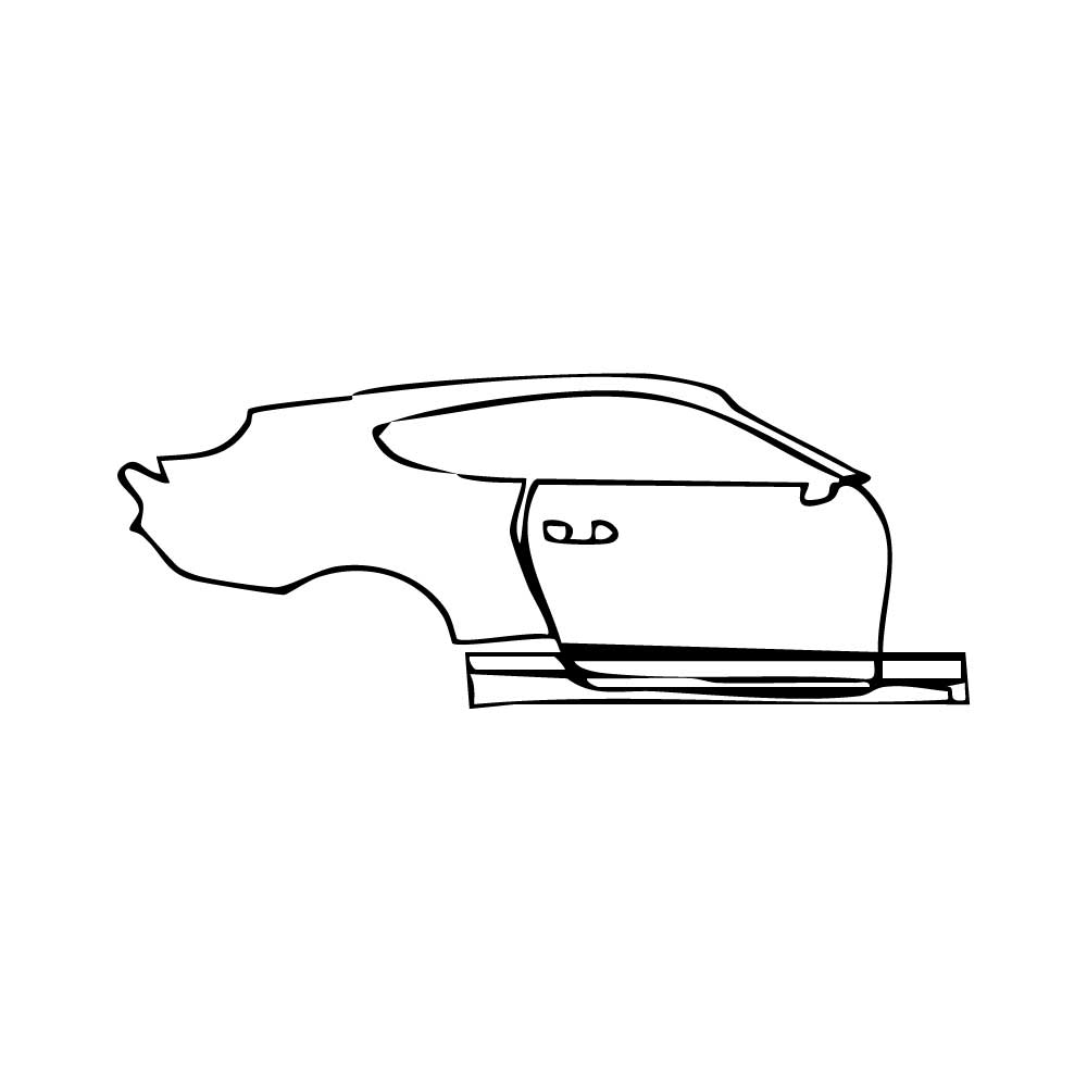 Pre-Cut PPF Ford Mustang Fastback Mach 1 2021 - PPF-Kits