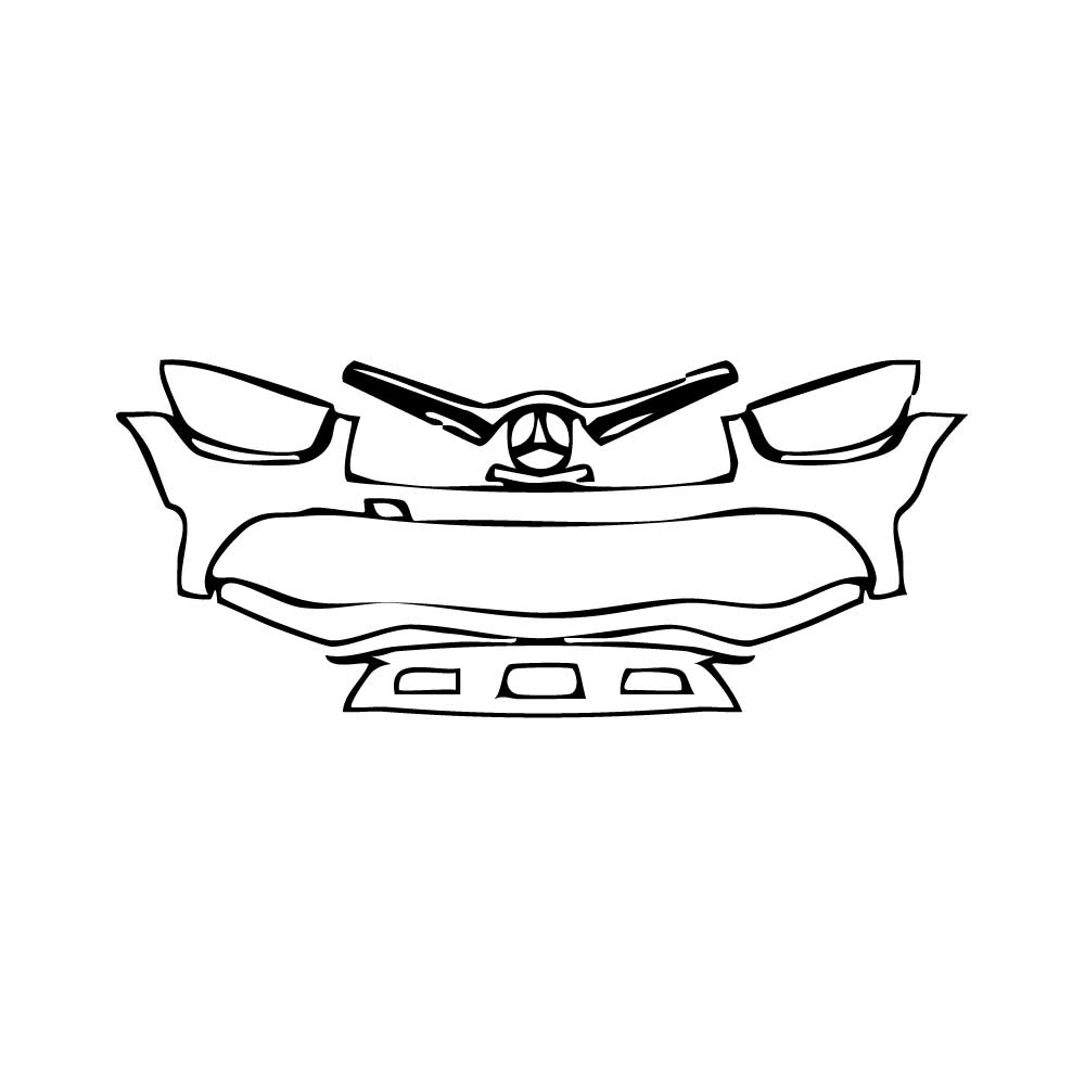 Pre-Cut PPF Mercedes-Benz GLC SUV Extended Wheelbase (GLC L) AMG Line 2020 - PPF-Kits