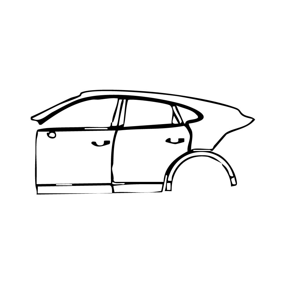 Pre-Cut PPF Porsche Cayenne Coupe Cayenne Turbo Coupe 2019 - PPF-Kits